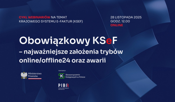 Zapraszamy na webinar z Ministerstwem Finansów